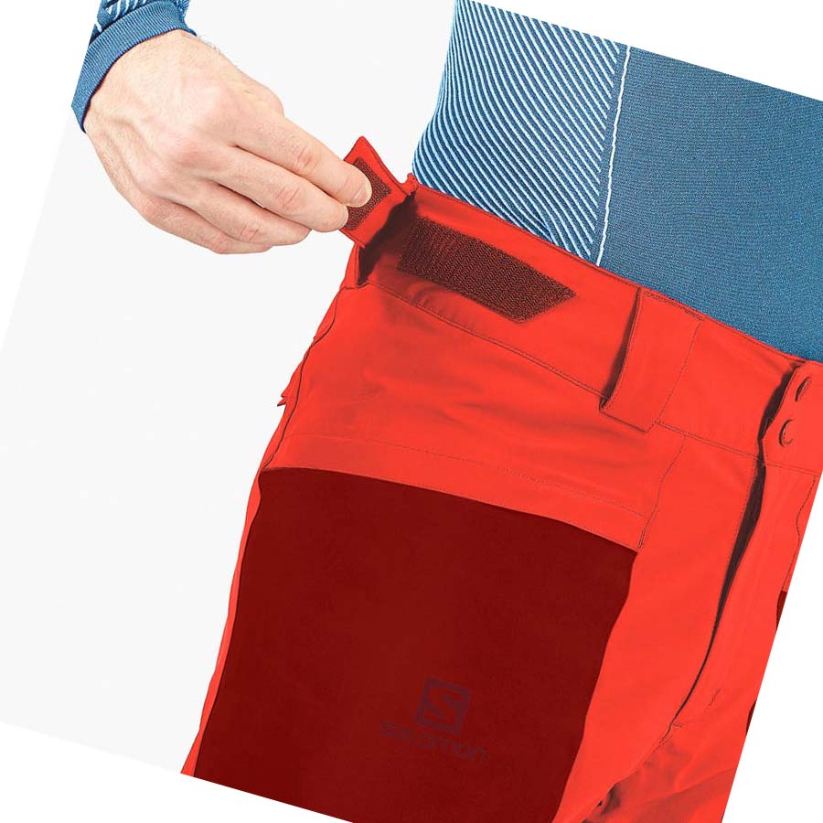 Pantalones De Esquí Salomon BRILLIANT Hombre Rojos | MX 3140KOR